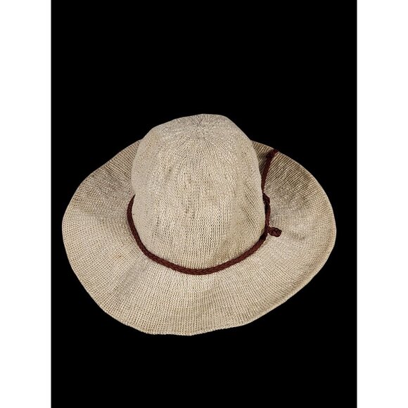 Charlotte Russe Womens Travel Knitted Fedora Cream S/M - Picture 1 of 8